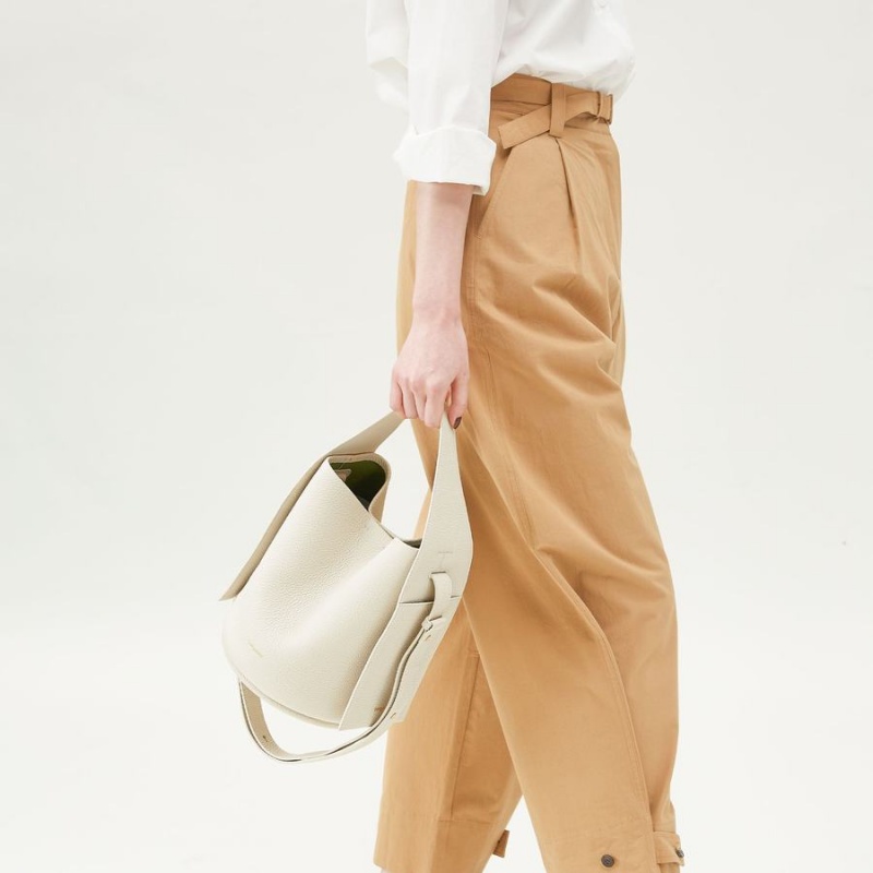 Songmont Drippy Bucket Tasche Damen Weiß | ZDR3511QW