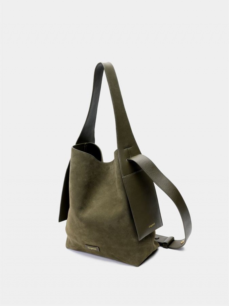 Songmont Drippy Medium Tragetaschen Damen Grün | EUN6636AJ
